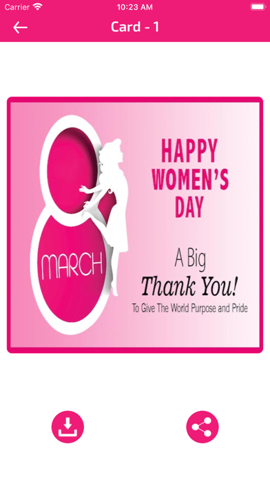 Women's Day Wishes & Cards Screenshot