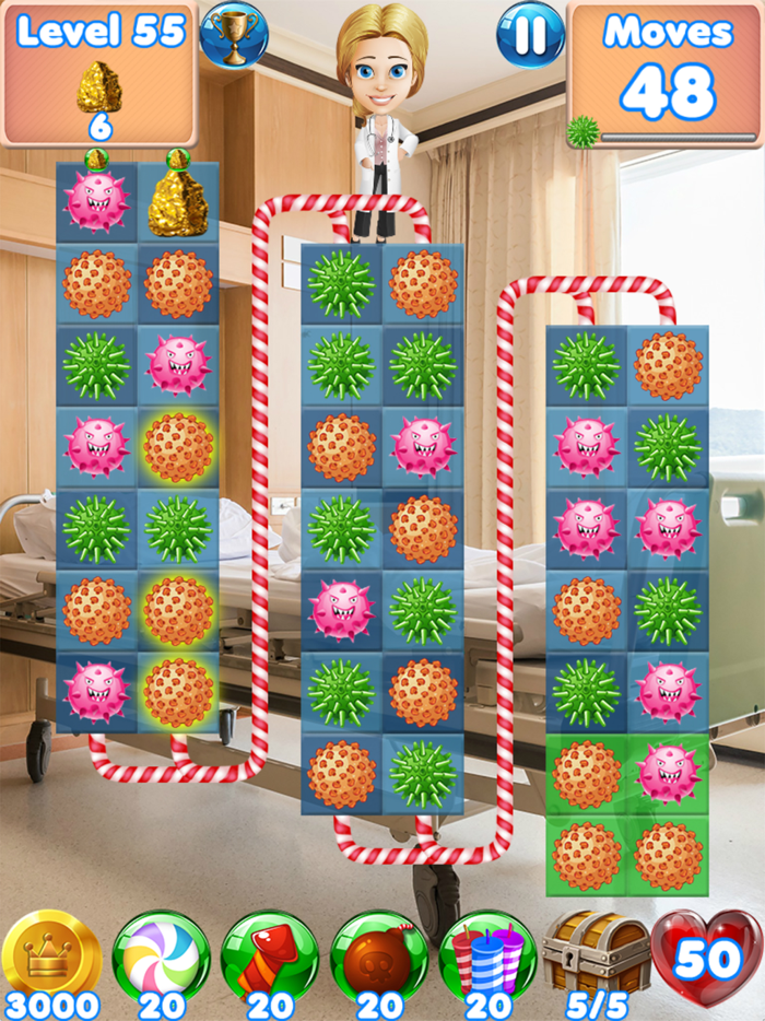 Healthcare Heroes Match 3 Game