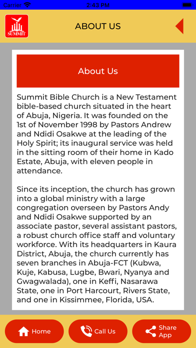 The Summit Bible Church screenshot 4