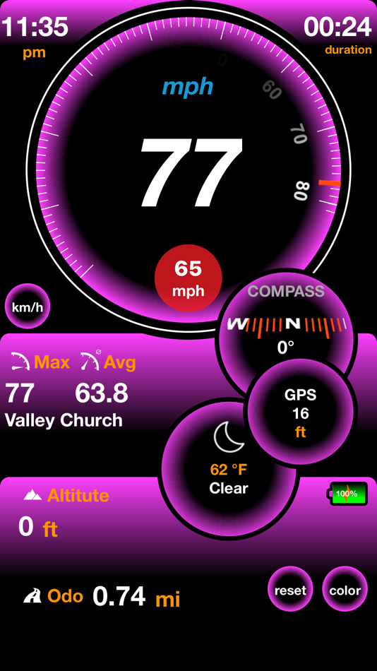 #5. Speedometer ⋙ (iOS) 由: UniCom Technology