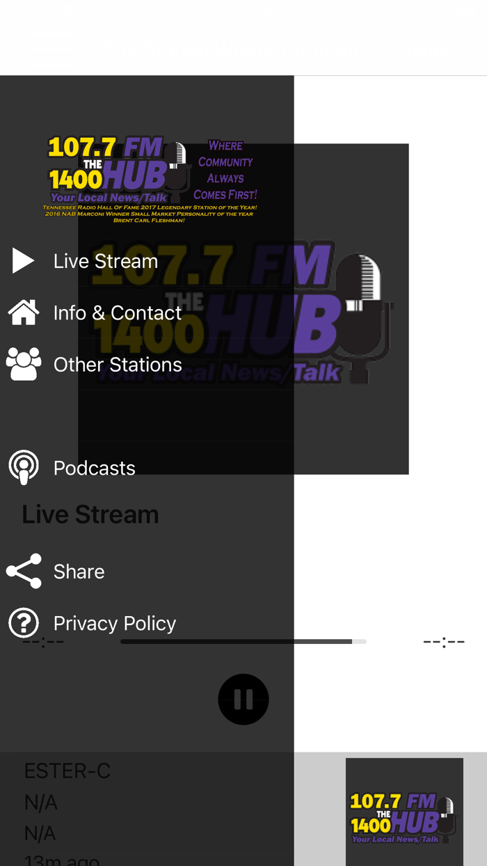 WHUB Newstalk 107.7 and 1400