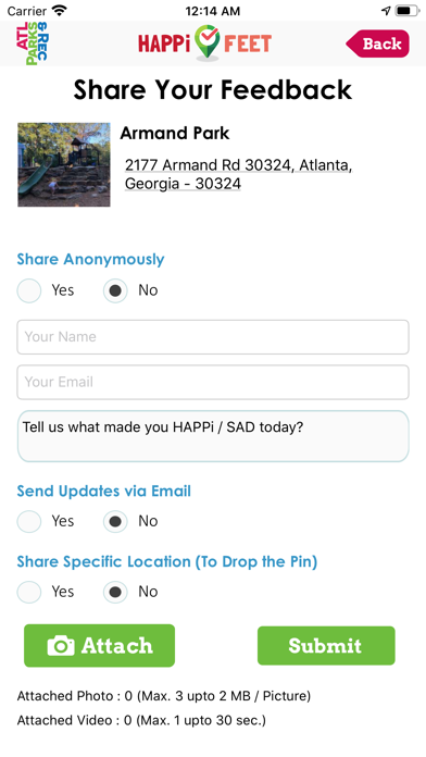 HAPPiFEET - Atlanta Parks Screenshot