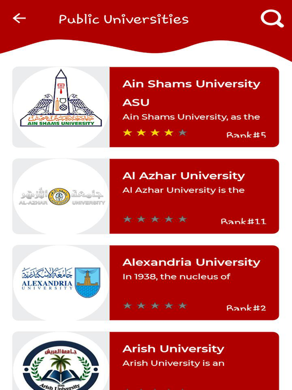 Screenshot #6 pour Study in Egypt Official