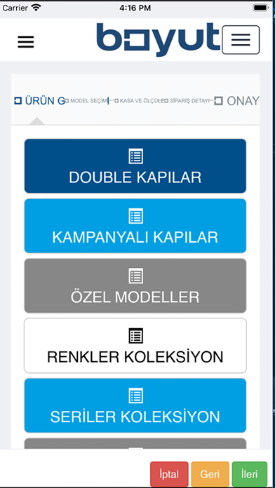 Boyut Çelik Kapı Screenshot