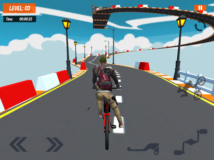 BMX Mega Ramps Stunt Race Game