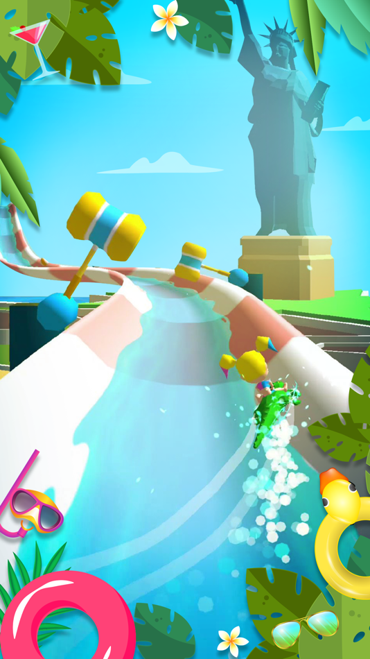 #3. Waterpark: Slide Race (iOS) By: Amanotes Pte. Ltd.