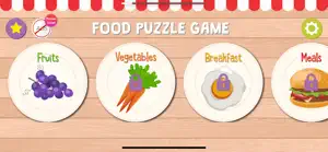 Puzzle Games for Kids: Food screenshot #3 for iPhone