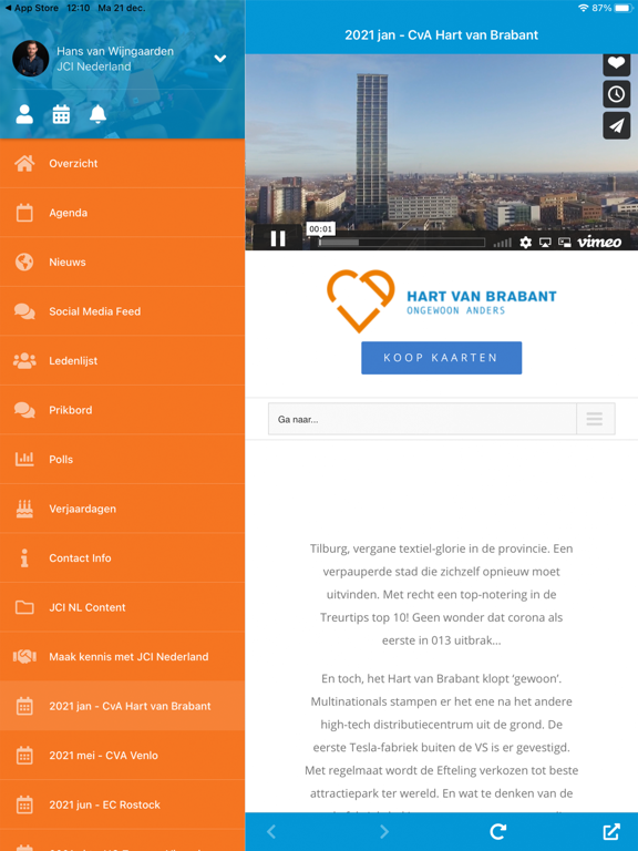 Screenshot #5 pour JCI Nederland Ledenapp