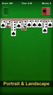 spider solitaire ・2023 iphone screenshot 2