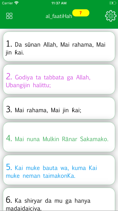 Screenshot #1 pour Hausa Quran