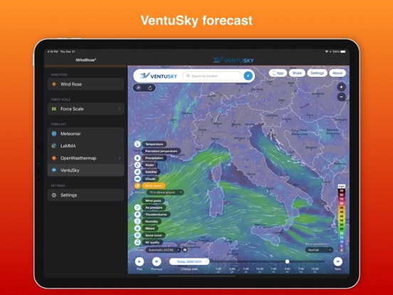 iWindRose² iPad app afbeelding 2