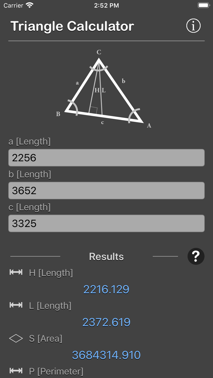 Triangle Calculator Plus