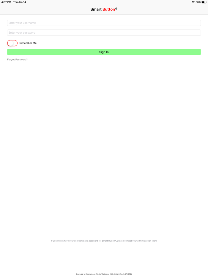 Smart Button Panic Button
