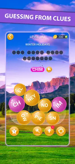 Game screenshot Word Serene Bubbles apk