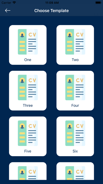 Easy CV & Cover Letter Maker Screenshot