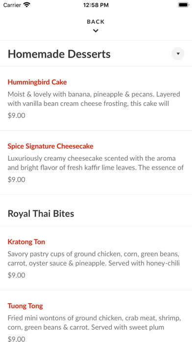 Spice Thai Uptown Screenshot 3 - AppWisp.com Spice Thai Uptown Screenshot 3 - AppWisp.com