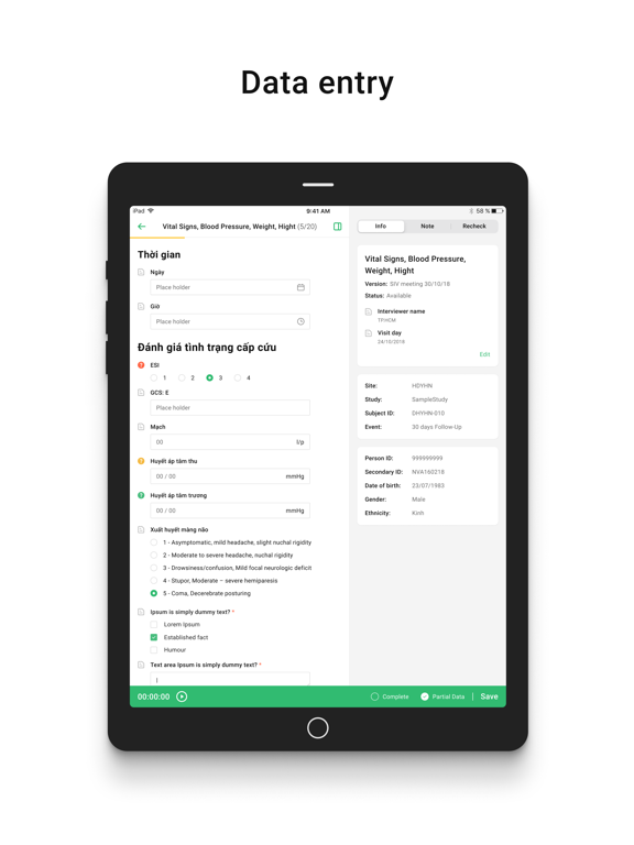 Screenshot #6 pour ClinicalDataS