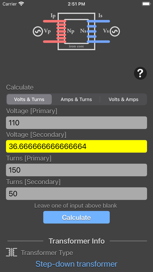 #4. Transformer Calculator Plus (iOS) 由: Nitrio