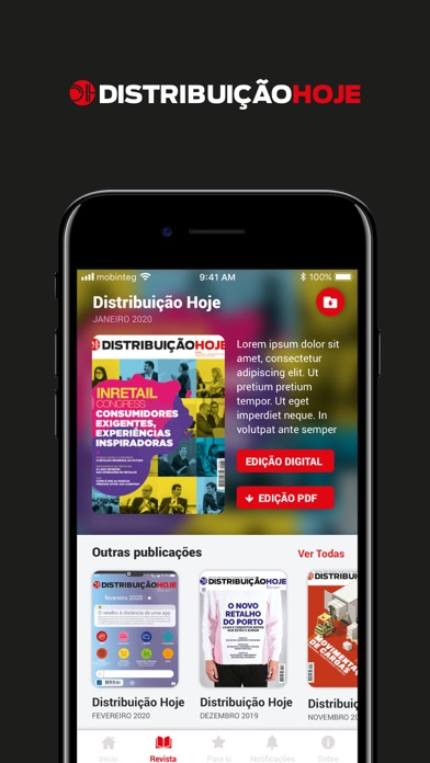 Distribuição Hoje Screenshot