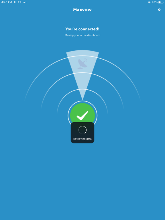 Maxview Connect iPad screenshot