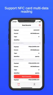 nfc commander - reader writer iphone capturas de pantalla 1