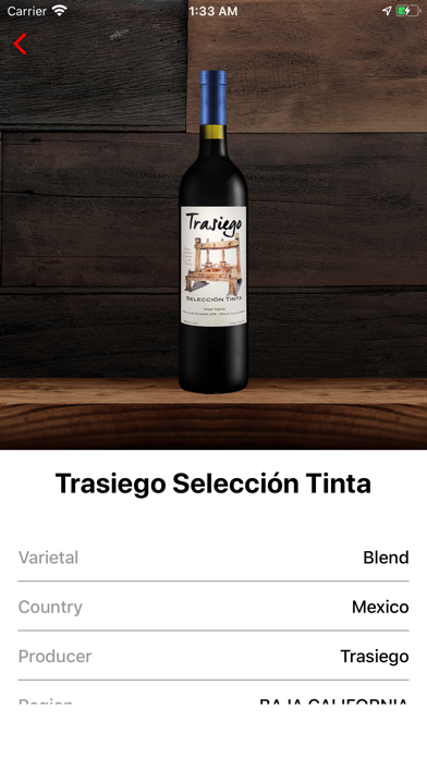 WineAdvisor Mobile Screenshot