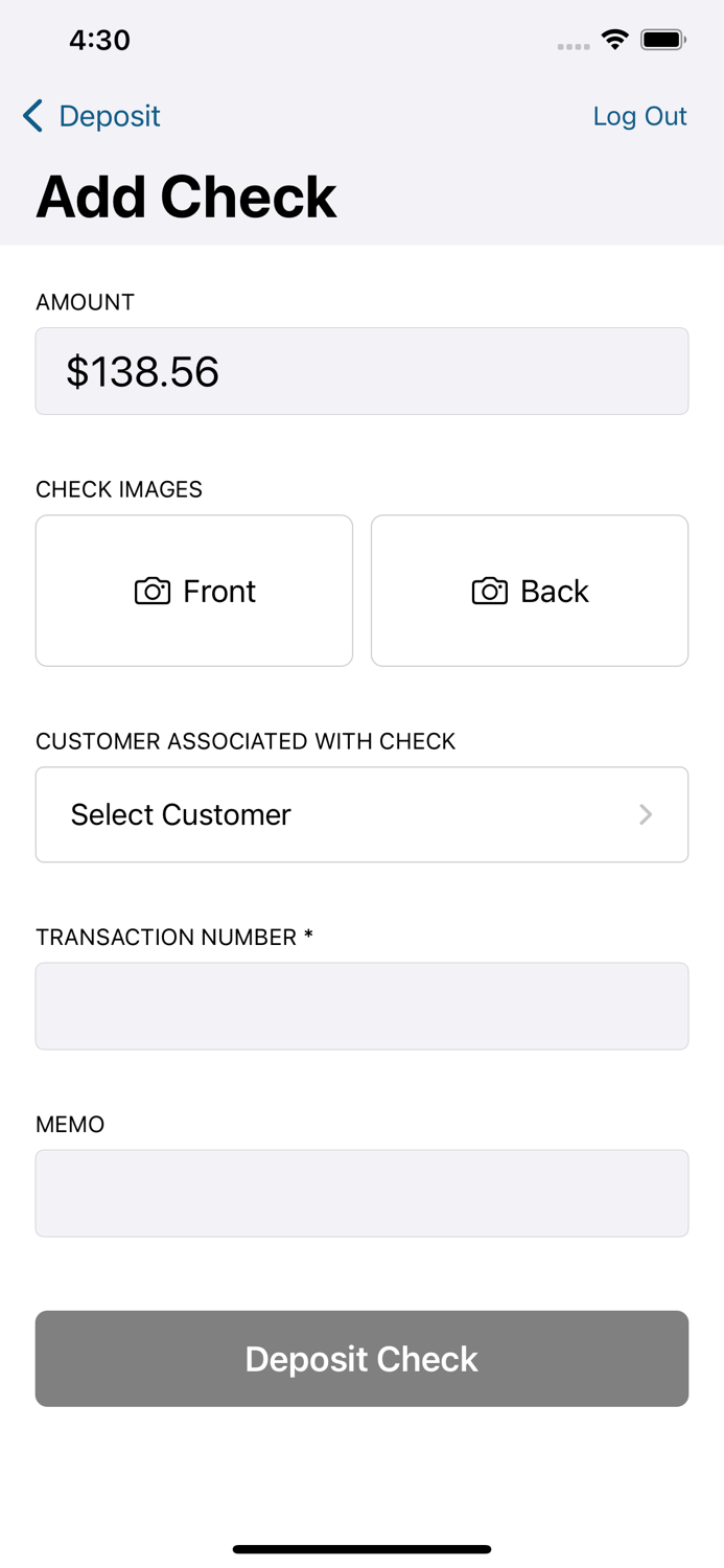 ACU Business Remote Deposit