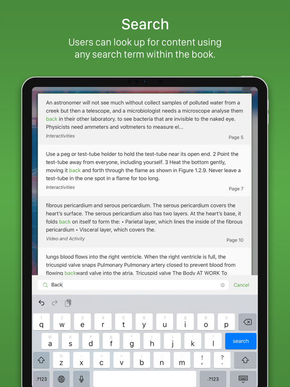 Topical Review eBook Reader iPad screenshot 5 - Book app