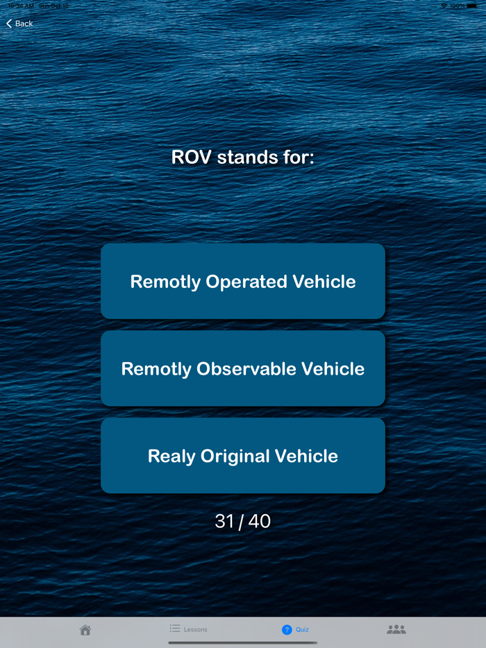 ROV Quiz