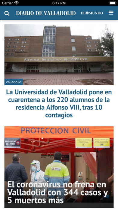 Diario de Valladolid Screenshot