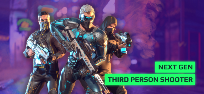 CyberHero Cyberpunk PvP TPS