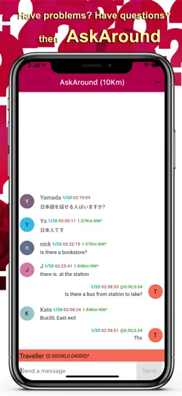 Game screenshot AskAround - Ask People Nearby apk