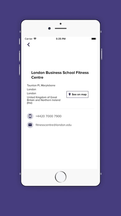 LBS Fitness Centre Screenshot
