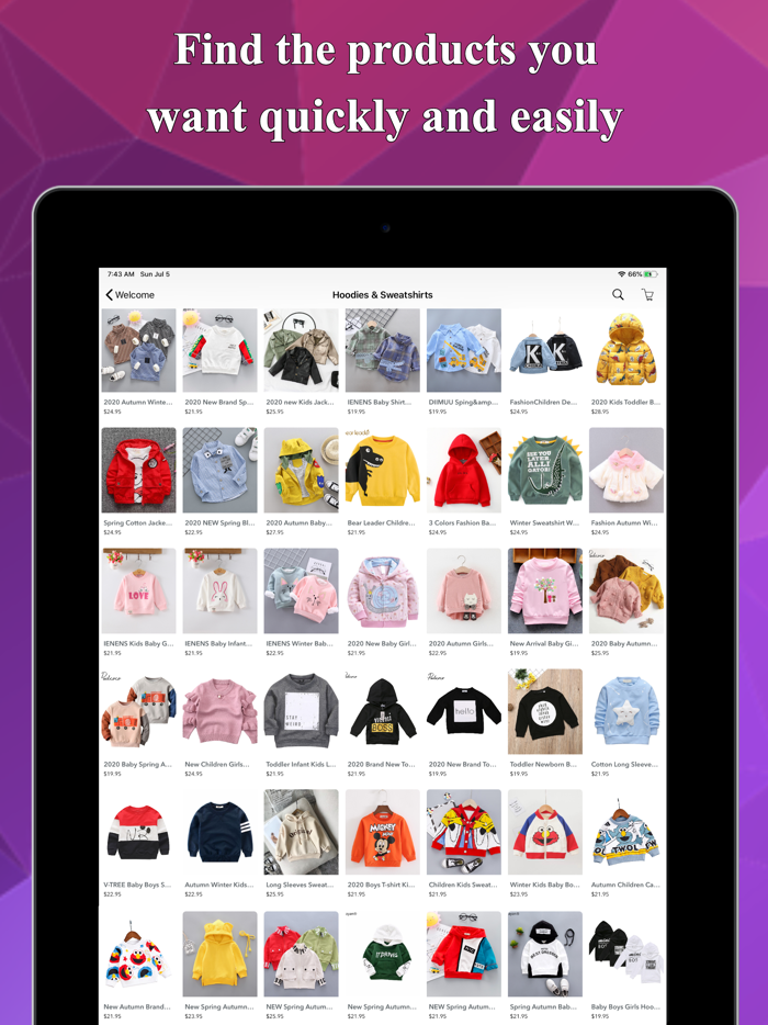 Fashion for baby stores online