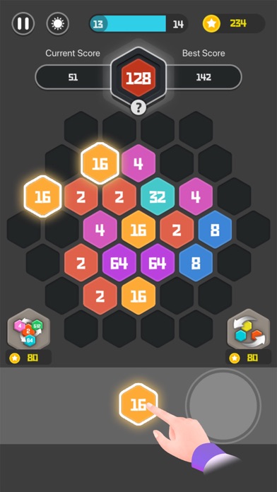 Screenshot #3 pour HexPop - Hexa Puzzle Games
