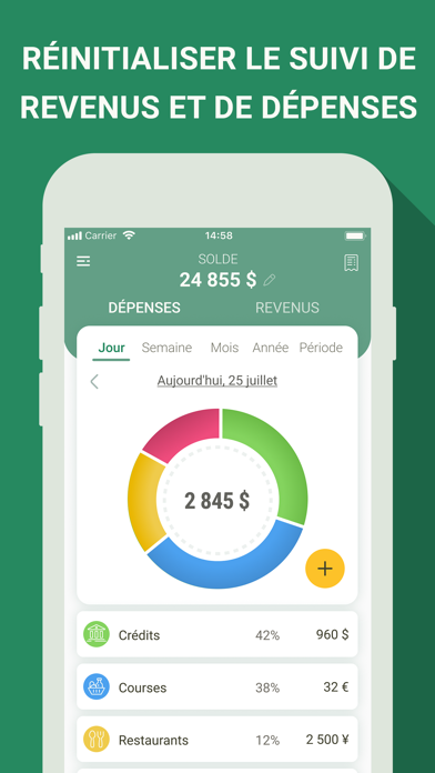 Screenshot #1 pour Gestion des dépenses et budget