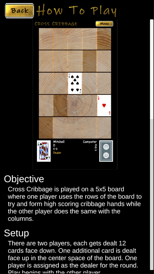 #7. Cross Cribbage (iOS) By: Mitchell May