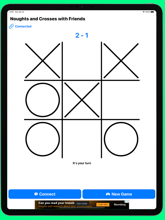 Noughts and Crosses with Friends