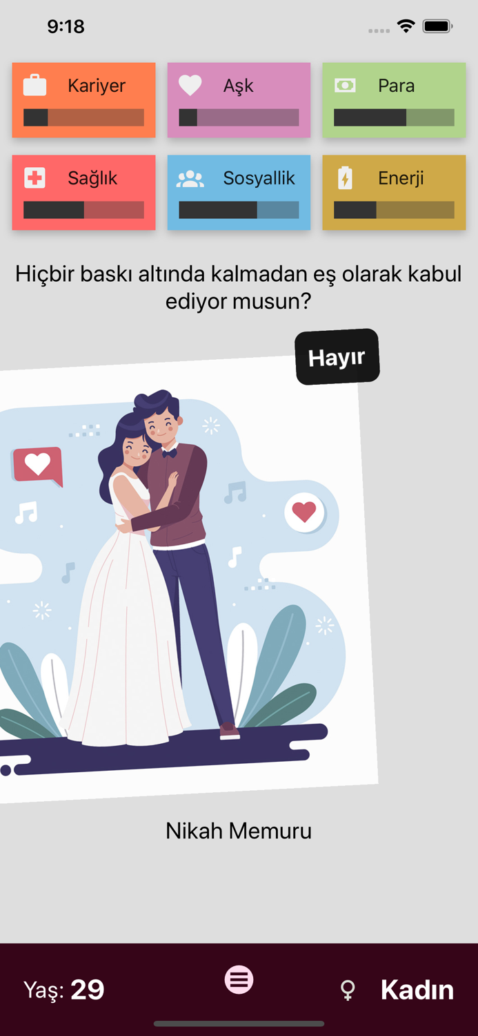 DENGE Hayatta Kalma Seçimleri