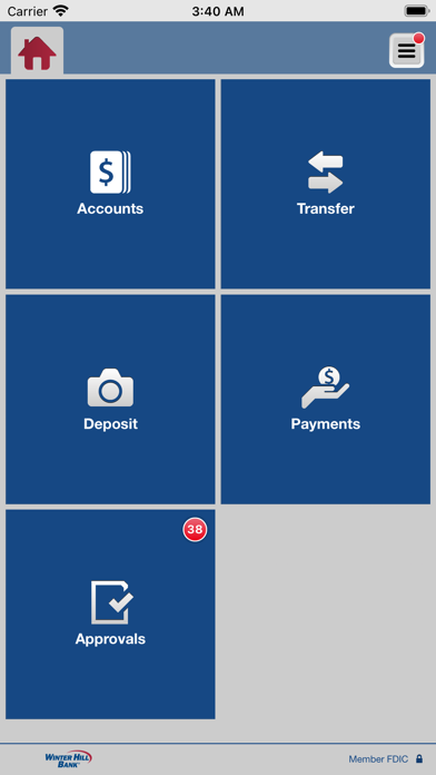 Winter Hill Bank Business Screenshot