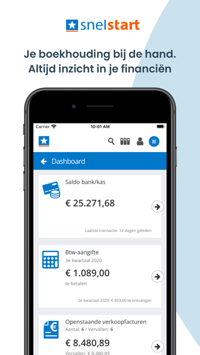 SnelStart Boekhouden Screenshot
