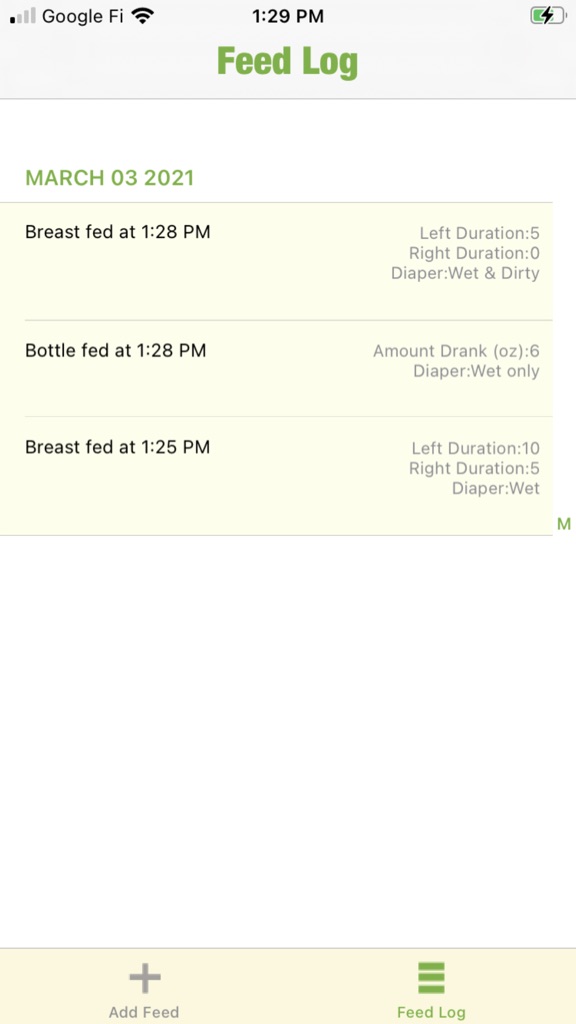 【图】easyBabyLog(截图2) 【图】easyBabyLog(截图2)