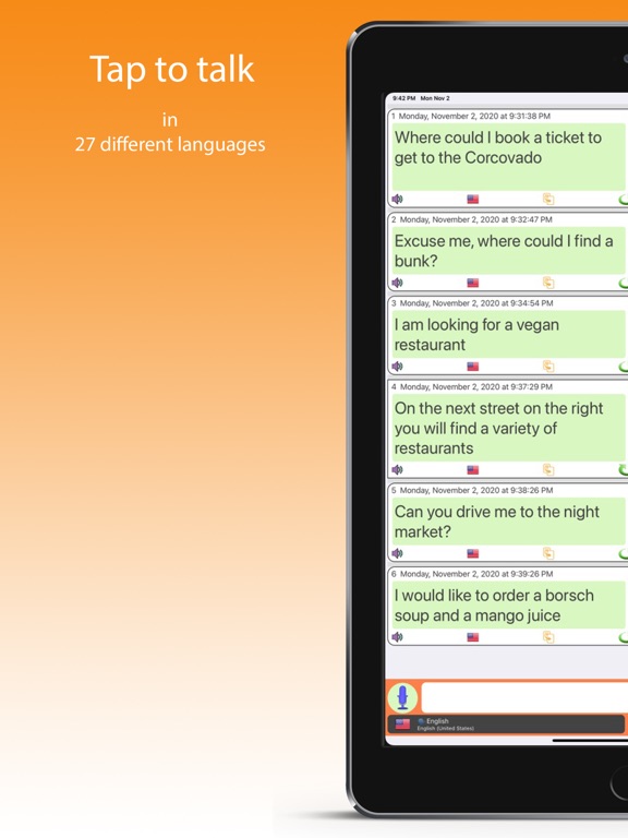 Screenshot #4 pour Voice text translator