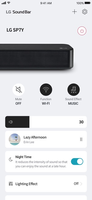 LG Sound Bar su App Store
