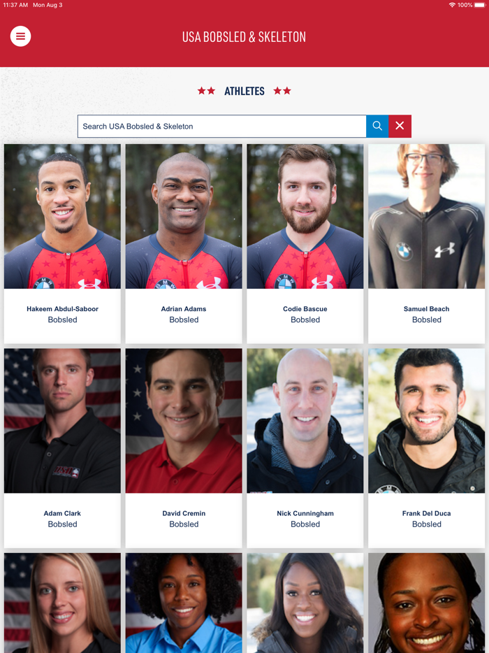 USA Bobsled and Skeleton