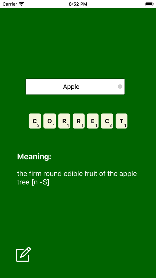 #1. Word Checker (iOS) بواسطة: Ahmed ElSenousi