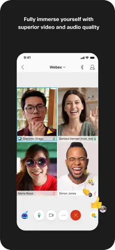 Capture 4 Cisco Webex iphone