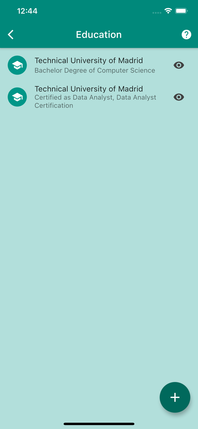 iCV - Curriculum Vitae