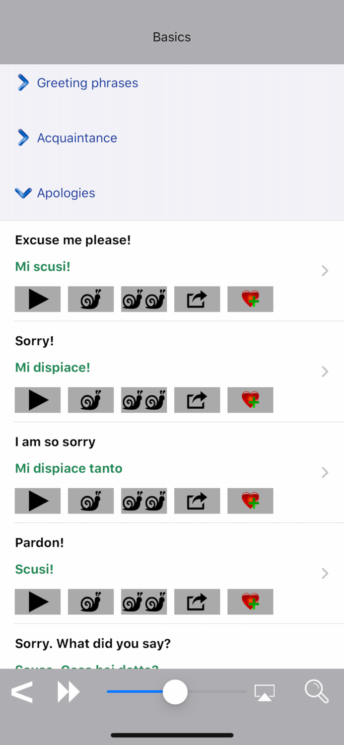 Italian Travel Phrases and Words