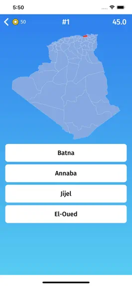 Game screenshot Algeria (DZA) : Provinces Quiz hack